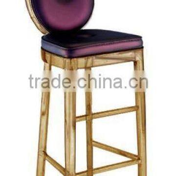 Comfortable Acrylic Bar Stool High Chair with cushion