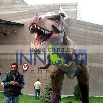 Giant moving robotic amusement park animatronic dinosaur
