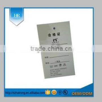 Custom Lady Fashion Printed Paper Hang Tags for Garment photo-3
