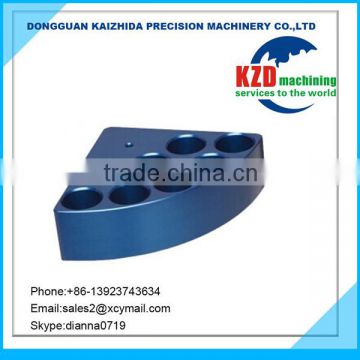 Blue anodized cnc machining part