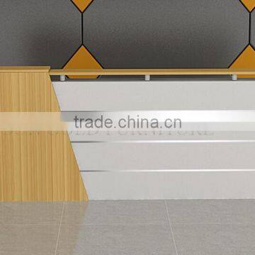 Luxury modern office reception counter design for hotel furniture (SZ-RTB027)