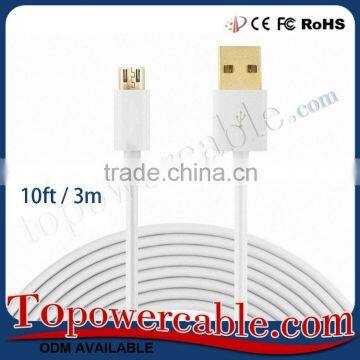 Free Sample Fast Charging Shielded Mobile Phone Micro Usb Cables For Sony photo-3