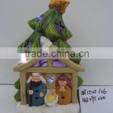 new christmas gift nativity set led light