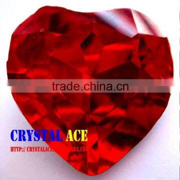 Best quality heart shaped glass rhinestone, heart shaped jewelry glass stone