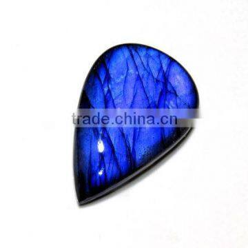 Natural Blue Flash Fire Labradorite Cabochon Pear Shape 31X48MM Approx Good Quality On Whole Sale Price