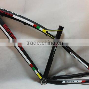 Alloy Mountain bike frame XC100 BLACK