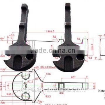 factory make Cast iron Rail shoulder