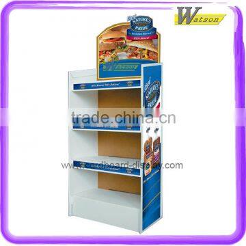 hot sale good quality K3 +350g corruaged paper display stand for hamburger