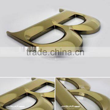 Galvanized Acrylic Full Color Metal Effect Decorative Letter Signs photo-2