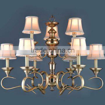 high technology brass pendant lamp classical for interior decoration