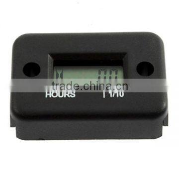 Inductive Digital Hour Meter Waterproof LCD Display for Bike Motorcycle ATV Snowmobile Marine Boat Ski Dirt Gas Engine