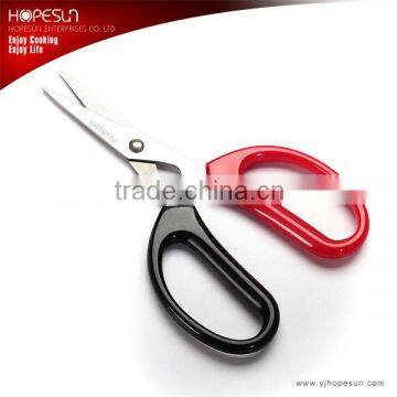 D shaped handle tree scissors