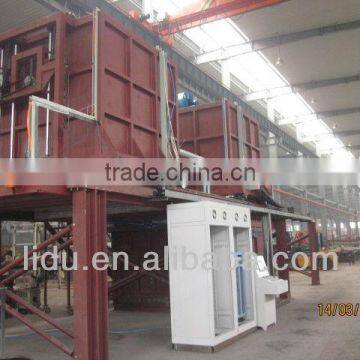 Fast train glass Chemical Glass Tempering Furnace with ce certificate