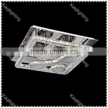 Contemporary LED Crystal Lamp Square Fixture Crystal Ceiling lamp