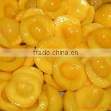 canned yellow peach