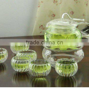 Popular best selling Handmade process pyrex glass tea pot set of gift ideas