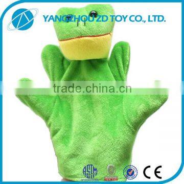 wholesale gift new style kids plush kid frog hand puppets