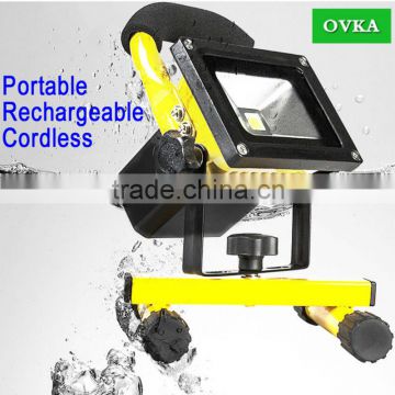 Rechargeable Flood Light Portable LED Floodlight Durable Waterproof Emergency Light Trouble lamp Stand for Car Travel