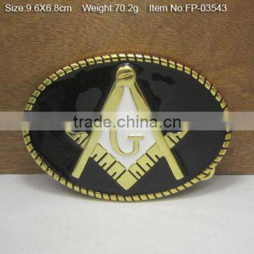 Low Price Plate Metal Buckle 40mm Zinc Alloy Belt Buckle