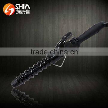 professional ceramic coating spiral digital lcd new design different types of hair curlers rollers as seen as on tv curling iron