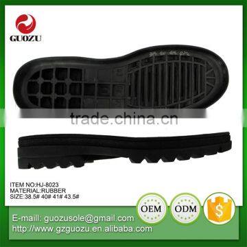 Wholesale rubber sole type men non slip winter boots sole