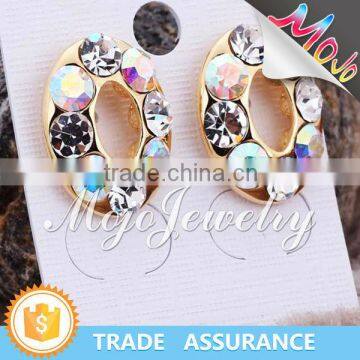 Classic Multi Color Artificial Diamond Earrings for Womens