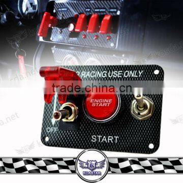 Ignition Engine Start Push Botton Switch Panel with toggle switch