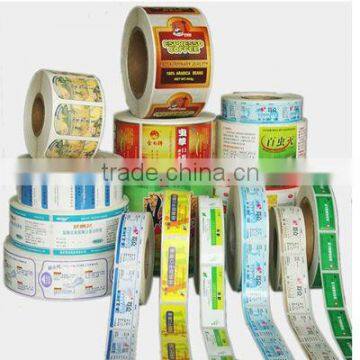 High quality Custom roll sticker decals roll label liquor label printing stickers cheap roll label printing for sale