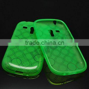 i8910 TPU Case for Samsung Galaxy S3 Mini Gel Cover Case,Smoke TPU Case Design,Circle