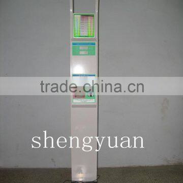 2015 High quality Coin operation height and weight BMI health body scale