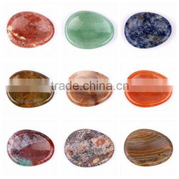 BULK WHOLESALE ASSORTED QUARTZ WORRY STONES GEMSTONE WORRY STONES