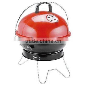 Attractive portable charcoal round bbq grill