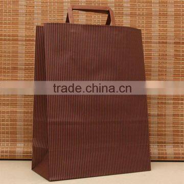 2016 Hot Sales Flat Handle Kraft Paper Bag photo-2
