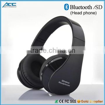 Bluetooth Headphone Folding Style Headphone with Wirless Mobile PC FM TF Headphone