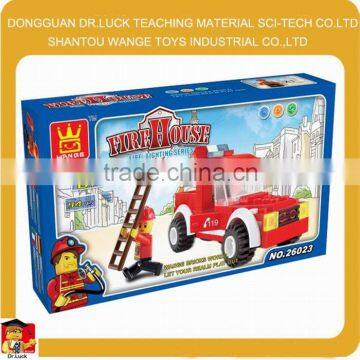 educational toy Super set fire engine children blocks