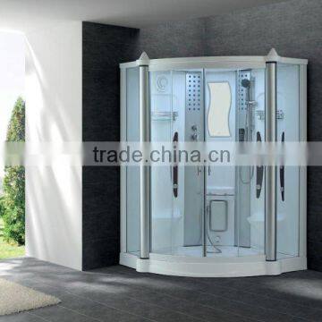 European Shower Toilet Unit Tempered Glass Shower Steam Room 2014