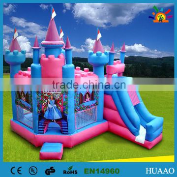 High quality outdoor princess inflatable combo