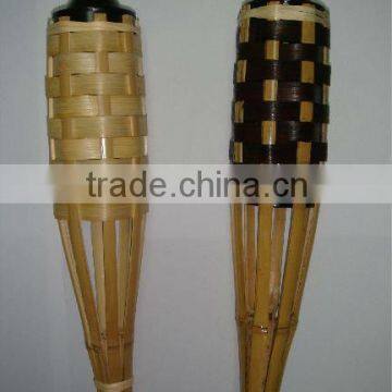 Natural bamboo torch