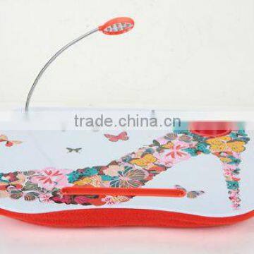 Adjustable Laptop Desk With Cushion And LED Light