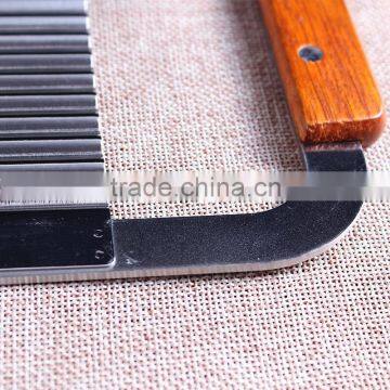 Update International New 7" Wide Commercial Crinkle, Garnish, Potato Vegetable Cutter Cutting Tool, Stainless Steel photo-4