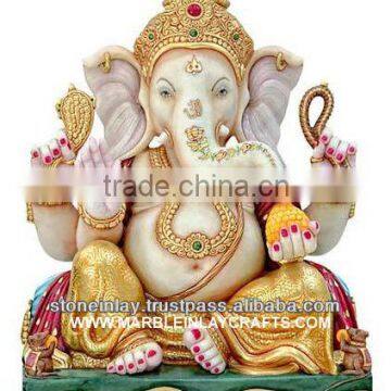 white marble Lord Ganesha