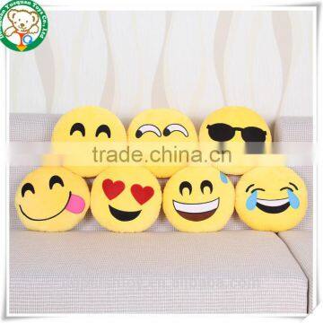 Hot sale plush emoji pillow