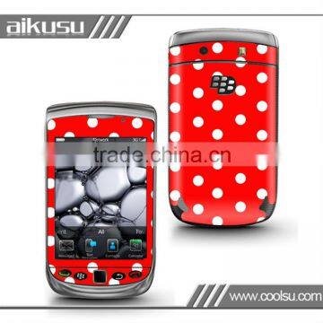 Red cute style stickers for cellphone blackberry 9800 skin sticker