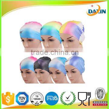 wholesale funny good quality customized silicone swimming cap