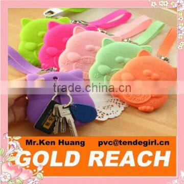 China Silicone Change Card Pack Key Pouch Purse Wallet Case Holder