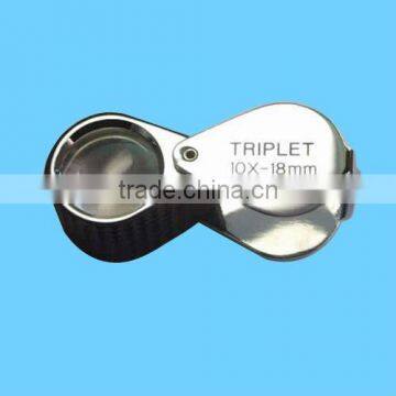 jewelers loupe with optical len