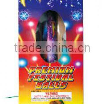 fireworks artillery shells premium festival balls /chinese fireworks and firecrackers/fireworks for sale