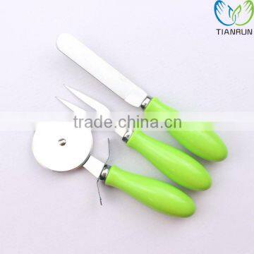 Kitchen Cooking Gadgets 3 Piece Set Tools Stainless Steel Fork Spatula Cutter