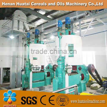 100TPD competitive price rice bran oil processing line from Huatai Factory