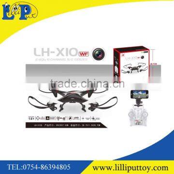 2015 Special offer LH-X10 2.4G 6CH RC drone quadcopter with wifi camera